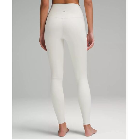 lululemon athletica Pants - Lululemon Leggings Size 6 Align Nulu High Rise 21 inch White